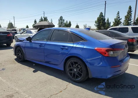 2022 Honda Civic Sport z USA, uszkodzony, nr VIN 2HGFE2F5XNH569842